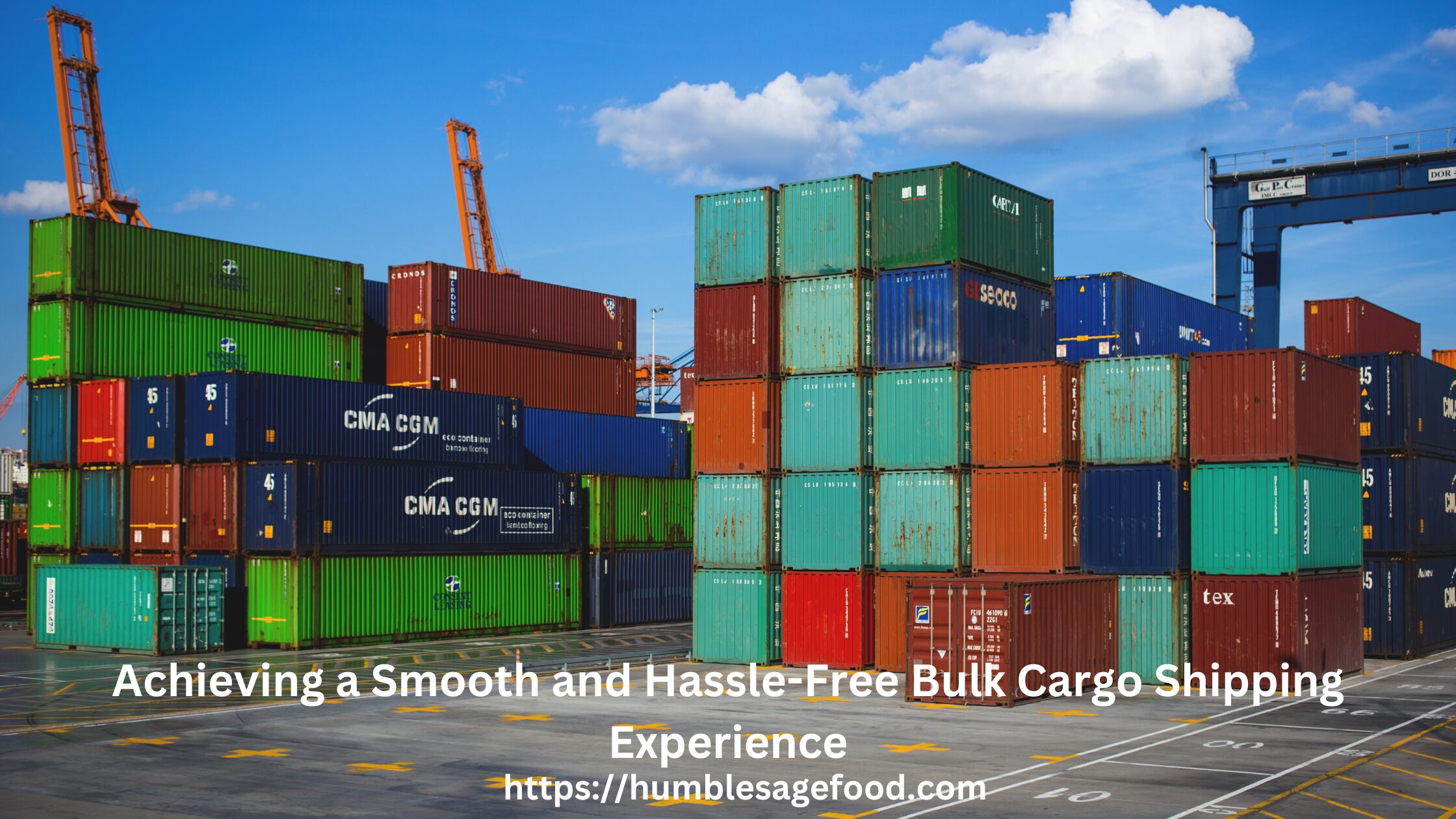 Achieving a Smooth and Hassle-Free Bulk Cargo Shipping Experience