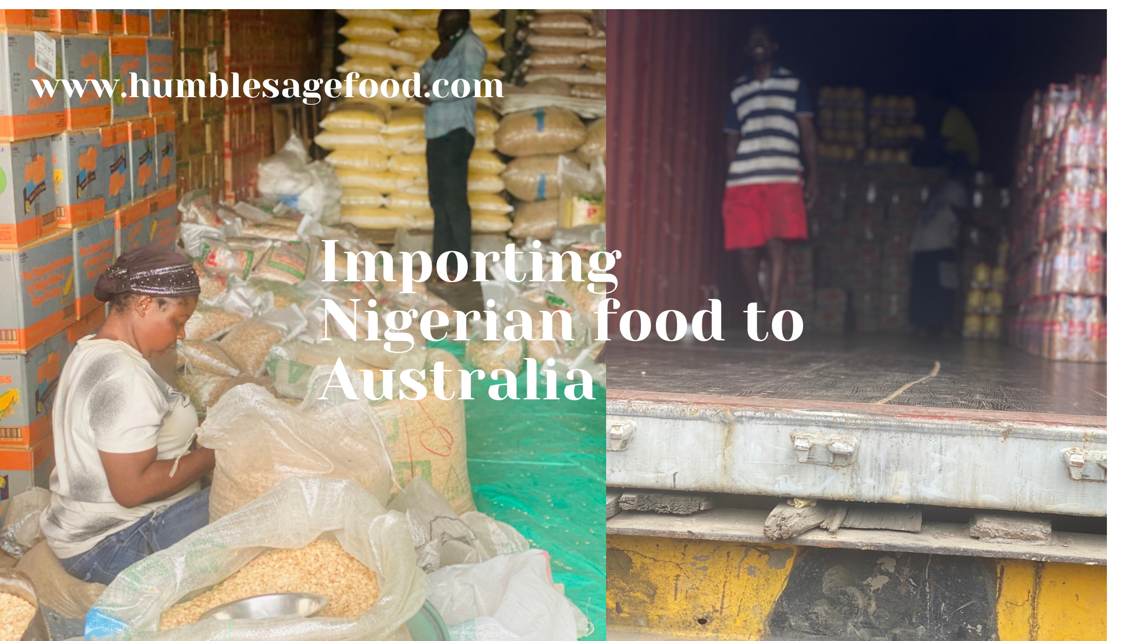 importing Nigerian food to Australia